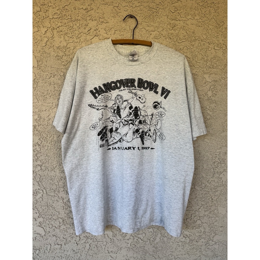 VTG 90s Hangover Bowl NFL Beer Football Super Bowl Parody Dead Celebrities XL